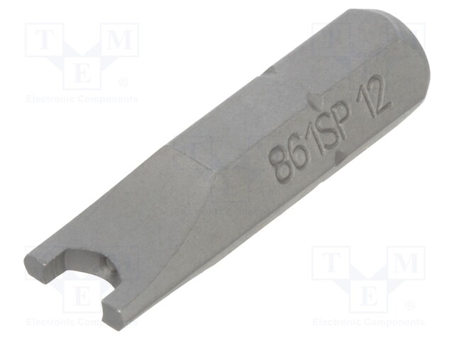 Screwdriver bit; spanner; SP12; Overall len: 25mm