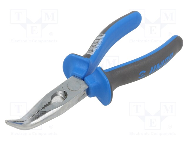 Pliers; cutting,curved,half-rounded nose; 170mm; 512/1BI