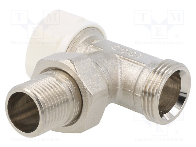 Thermostatic valve; angular