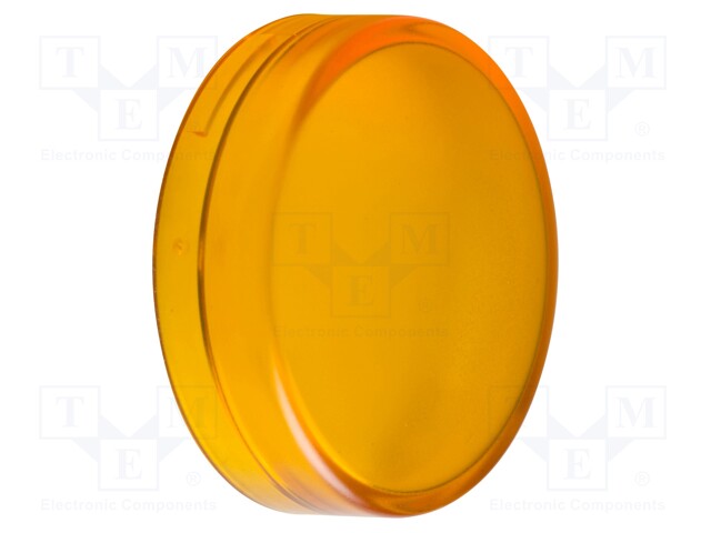 Indicator Lens, Orange, Round, 22 mm, Lens