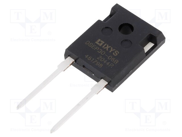 Diode: rectifying; THT; 600V; 30A; Package: tube; TO247-2; 25ns; 165W