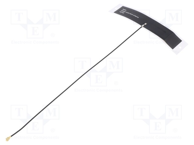 Antenna; GSM,LTE; 1.3dBi,2.6dBi,3.5dBi; linear; U.FL; Len: 200mm