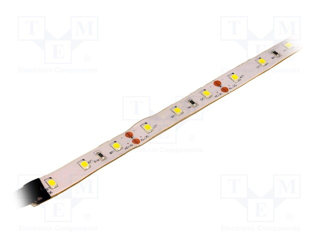 LED tape; white cold; LED/m: 60; SMD; 2835; 12V; W: 10mm; 120°; PIN: 2