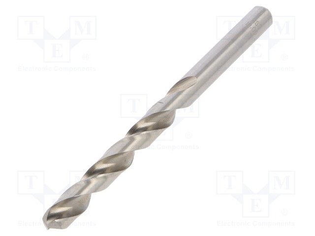 Drill bit; for metal; Ø: 10mm; Overall len: 133mm; HSS; 1pcs.