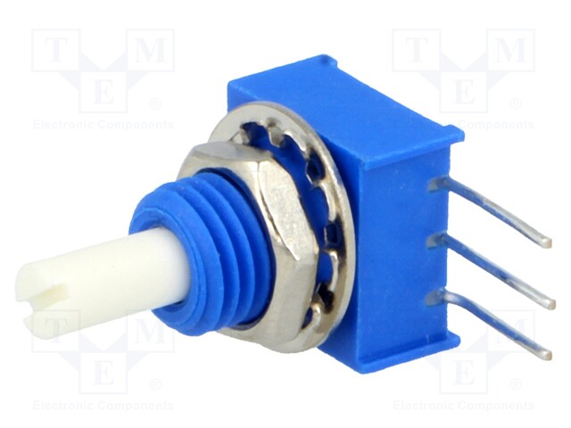 Potentiometer: shaft; single turn; 1kΩ; ±20%; 0.25W; linear; 3.18mm