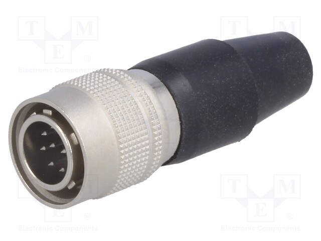 Plug; Connector: circular; HR10; male; PIN: 10; push-pull; 2A; 100VAC