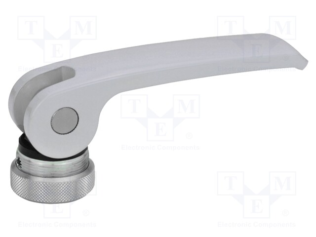 Lever; clamping; Thread len: 12mm; Lever length: 82mm; Body: silver