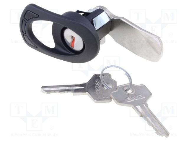 Lock; polyamide; 28mm; IP65