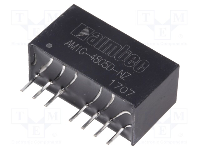 Converter: DC/DC; 1W; Uin: 36÷75V; Uout: 5VDC; Uout2: -5VDC; SIP8