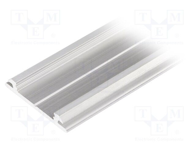 Profiles for LED modules; surface; natural; L: 2m; aluminium