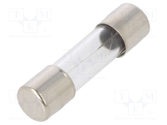 Fuse: fuse; 15A; 250VAC; glass; 20x5.2mm; bulk