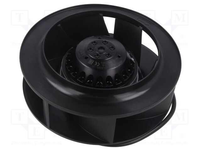 Fan: AC; radial; Ø190x68.5mm; 570m3/h; ball bearing; 2500rpm; IP44