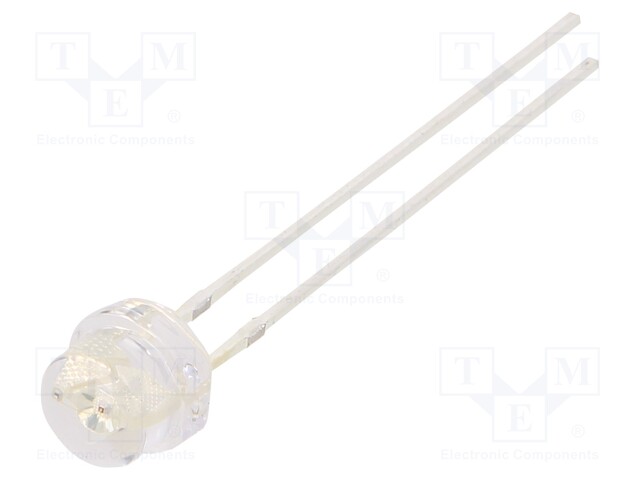 LED; red; 150÷220mcd; 100°; Front: convex; 5V; 2.54mm; THT