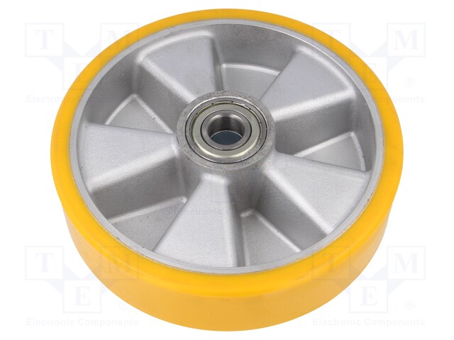 Transport wheel; Ø: 200mm; W: 50mm; 800kg; Mat: polyurethane