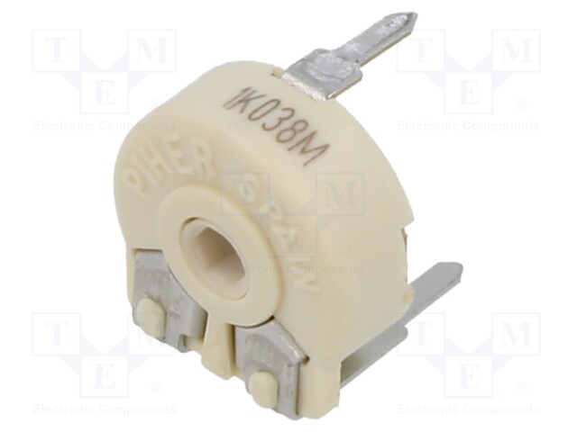 Potentiometer: mounting; horizontal; 1kΩ; 330mW; ±20%; linear