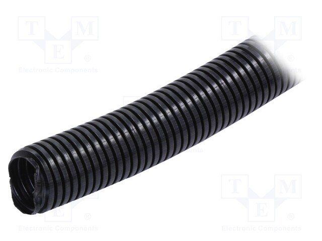 Protective tube; ØBraid : 32mm; black; L: 25m; -5÷60°C; Øint: 25mm