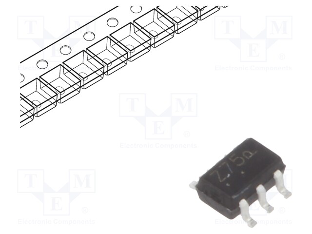 IC: digital; D flip-flop; Channels: 1; CMOS; 7SZ; SMD; SC70-6