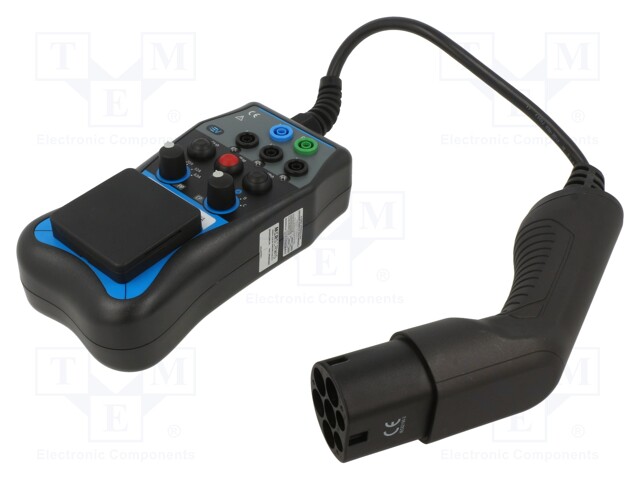 Meter: test adapter kit; Test current: 267A; IP40; black; 0÷40°C