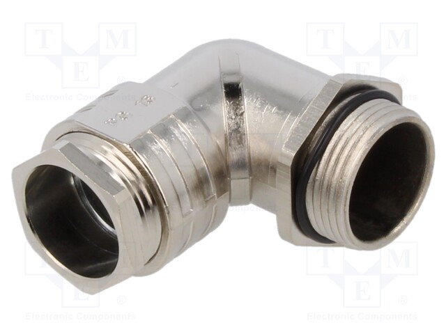 Cable gland; angular; PG16; IP55; Mat: zinc die-cast