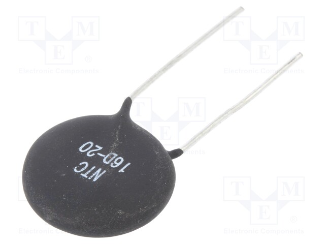 NTC thermistor; THT; 16Ω; 21.5mm; -55÷200°C