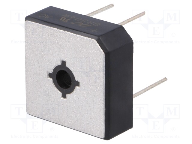 Single-phase bridge rectifier; Urmax: 400V; If: 50A; Ifsm: 500A