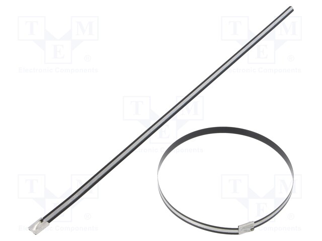 Cable tie; L: 362mm; W: 7.9mm; acid resistant steel AISI 316