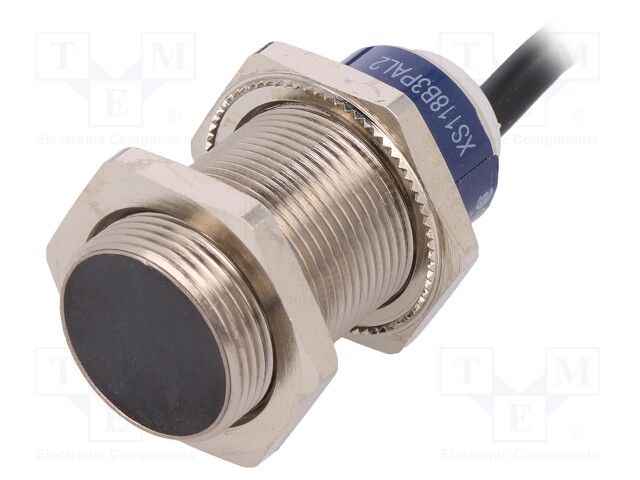 Sensor: inductive; Output conf: PNP / NO; 0÷8mm; 10÷36VDC; M18