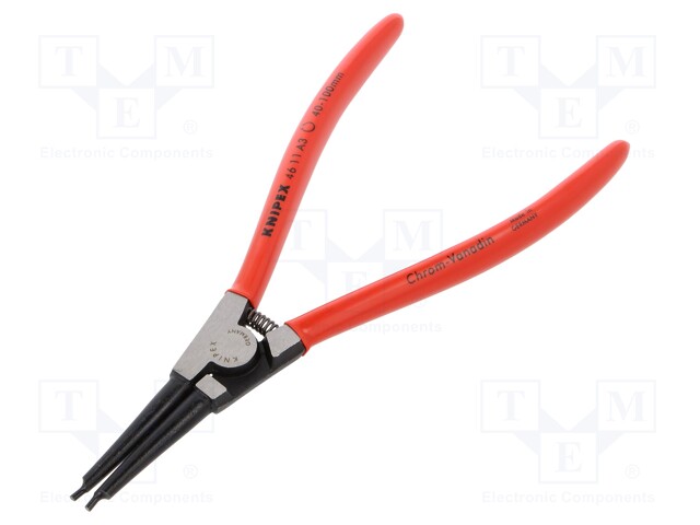 Pliers; internal circlip; Ring: external; Pliers len: 210mm