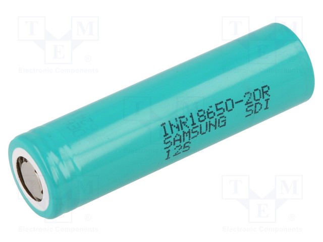 Re-battery: Li-Ion; MR18650; 3.6V; 1950mAh