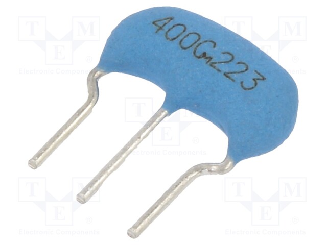 Resonator: ceramic; 4MHz; THT; 8x3x5.5mm; Tol: ±0.5%; -20÷80°C; 47pF