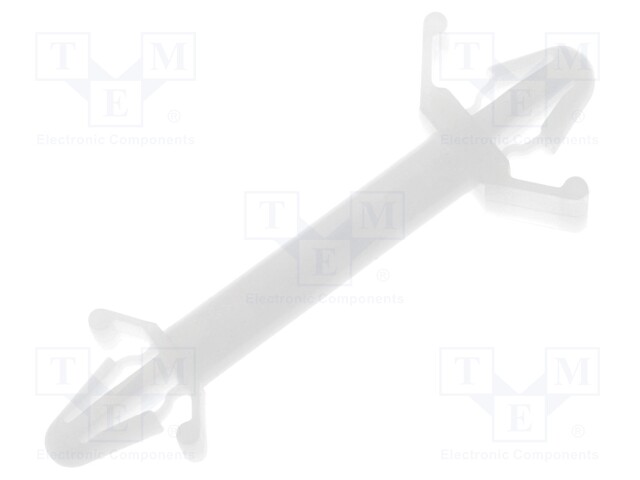 PCB distance; polyamide; L: 22mm; latch/latch; Colour: natural