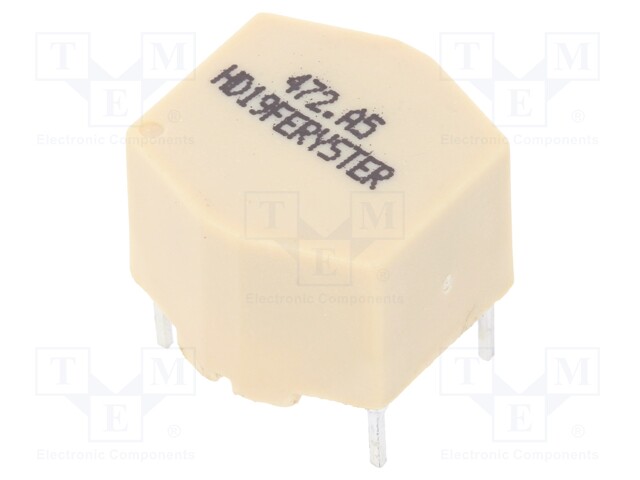 Inductor: wire; THT; 4.7mH; 500mA; 430mΩ; 230VAC; 10x15mm; -20÷+50%