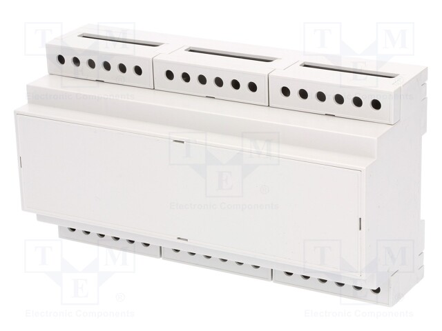 Enclosure: for DIN rail mounting; Y: 90mm; X: 160mm; Z: 53mm; PPO