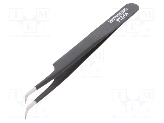 Tweezers; Blade tip shape: sharp; Tweezers len: 122mm; ESD