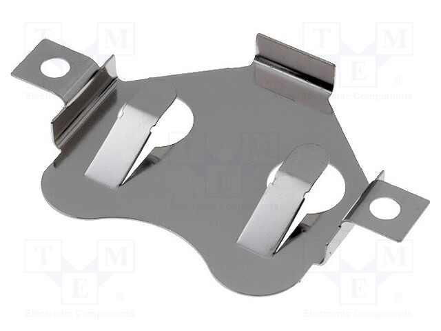Clip; Mounting: SMD; Size: CR2430,DL2430; Ø: 24mm; 4mm