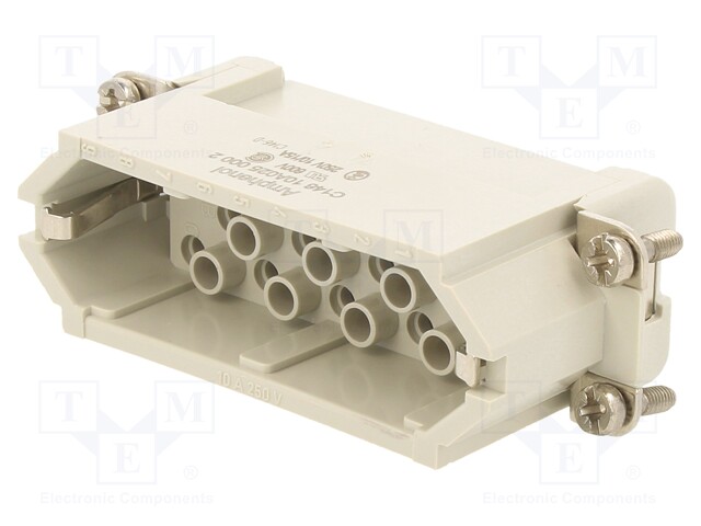 Connector: HDC; contact insert; male; C146,heavy|mate D; PIN: 25