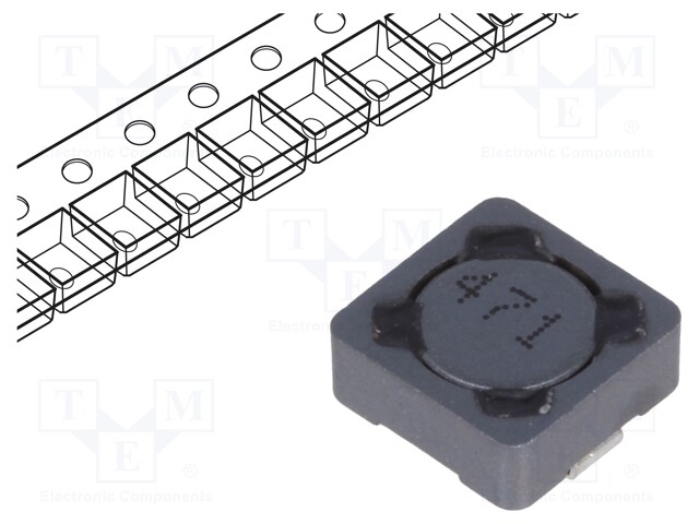 Inductor: wire; SMD; 470uH; 240mA; 4.18Ω; 7.3x7.3x3.4mm; ±20%