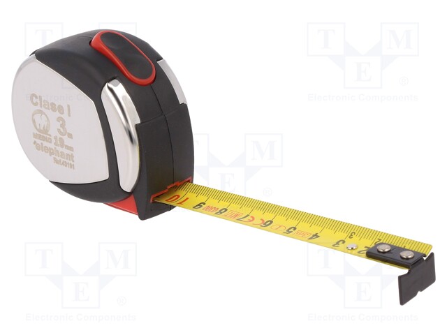 Measuring tape; L: 3m; Width: 19mm