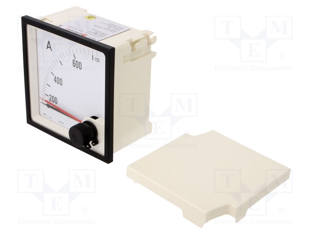 Meter: panel; analogue; 0/600÷960A; True RMS; Iin: 5/6A; Class: 3