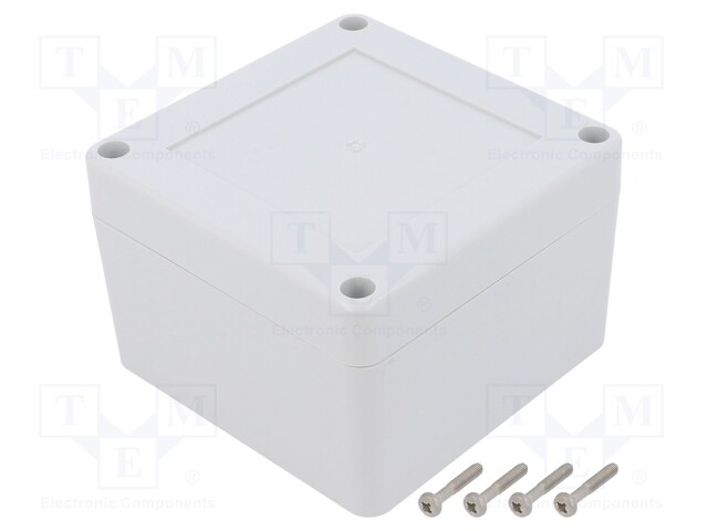 Enclosure: multipurpose; X: 90mm; Y: 90mm; Z: 60mm; ZP; ABS; gasket