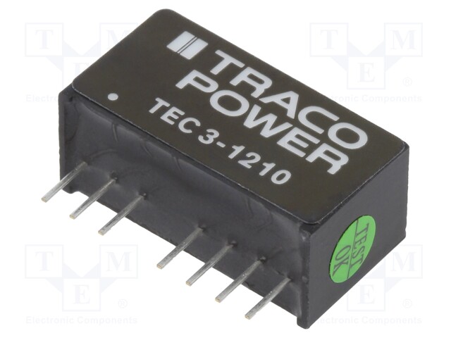 Converter: DC/DC; 3W; Uin: 9÷18V; 3.3VDC; Iout: 700mA; SIP8; 4.5g