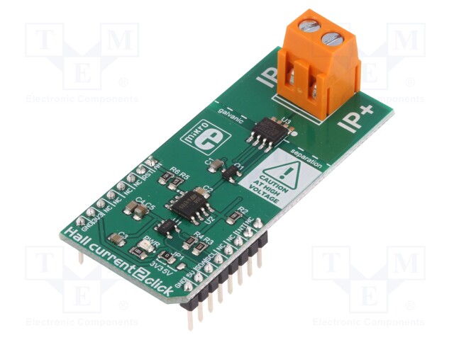 Click board; ammeter,Hall sensor; I2C,analog; ACS711; 3.3/5VDC