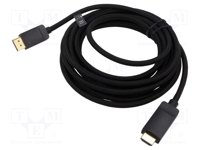 Cable; DisplayPort 1.2,HDMI 2.0; DisplayPort plug,HDMI plug