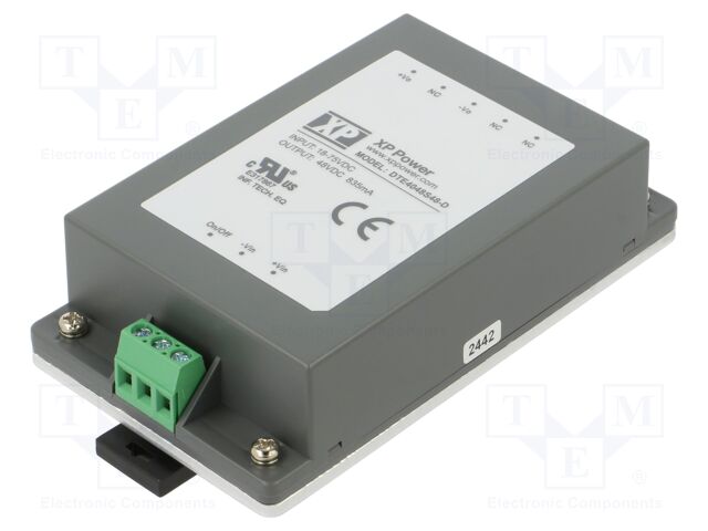 DC/DC Converter, DIN Rail, ITE, 1 Output, 40 W, 48 V, 835 mA