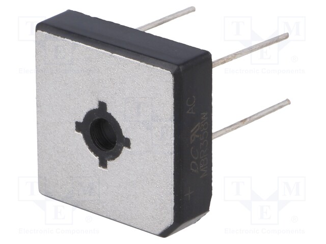 Single-phase bridge rectifier; Urmax: 800V; If: 35A; Ifsm: 400A