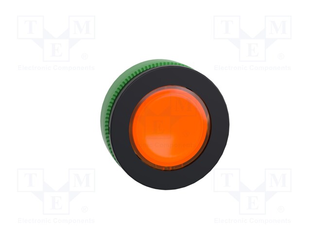 Indicator Lens, Yellow, Round, 30 mm, Pilot Light Head
