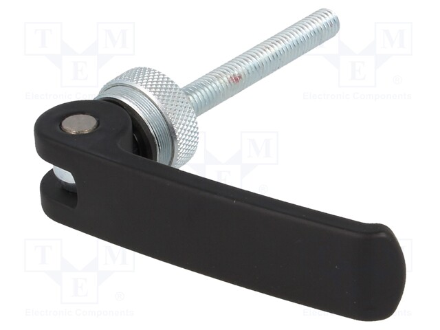 Lever; clamping; Thread len: 50mm; Lever length: 63mm; Body: black