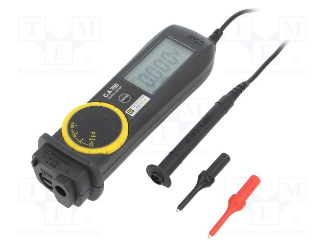 Digital multimeter; LCD,with a backlit; VDC: 3/30/300/1000V