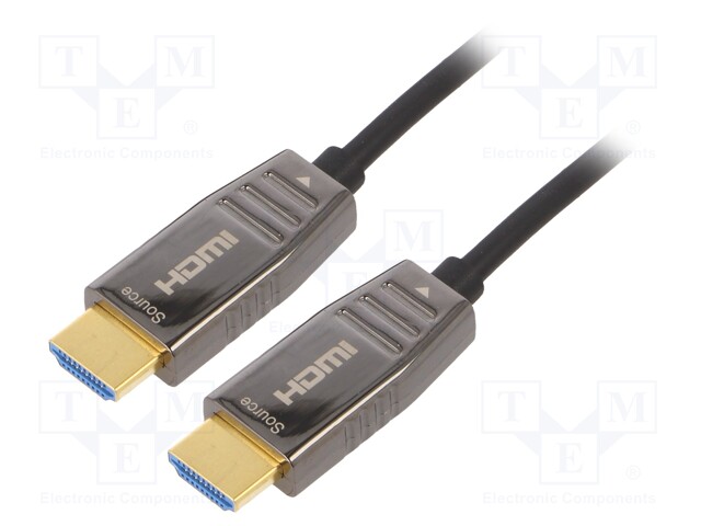 Cable; HDCP 2.2,HDMI 2.1,optical; HDMI plug,both sides; 20m