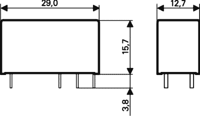 Relay: electromagnetic; DPST-NO; Ucoil: 230VAC; 8A/250VAC; 8A; IP40